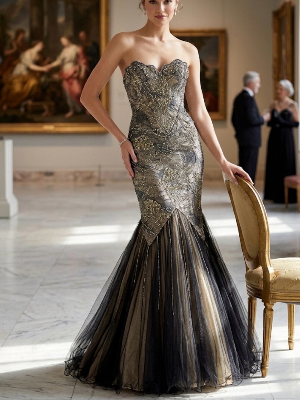 NWT RARE Vintage Vicky Tiel Couture-$10,050 Bergdorf Goodman
Luxe